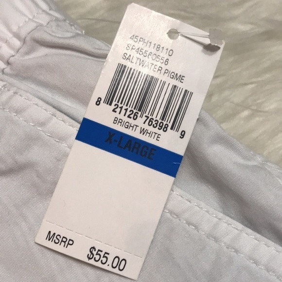 𝅺NWT Men’s Izod saltwater stretch 7 inch chino shorts size XL - Picture 10 of 15